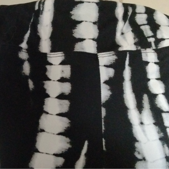 Eye Candy Tie Dye Striped Flared Elastic Waist Pants - Picture 4 of 7